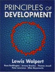 Cover of: Principles of development by Lewis Wolpert ... [et al.].