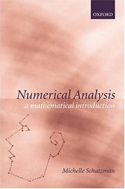 Cover of: Numerical Analysis: A Mathematical Introduction