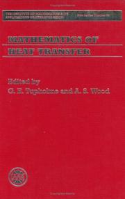 Cover of: Mathematics of Heat Transfer (Institute of Mathematics and Its Applications Conference Series New Series)