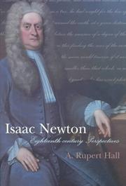Cover of: Isaac Newton: eighteenth century perspectives