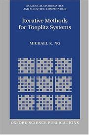 Cover of: Iterative methods for Toeplitz systems
