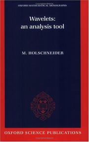 Cover of: Wavelets | M. Holschneider