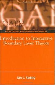 Cover of: Introduction to Interactive Boundary Layer Theory (Oxford Applied and Engineering Mathematics)