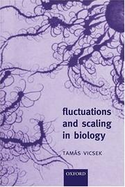 Cover of: Fluctuations and Scaling in Biology by Tamas Vicsek