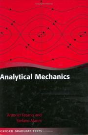 Cover of: Analytical mechanics by A. Fasano