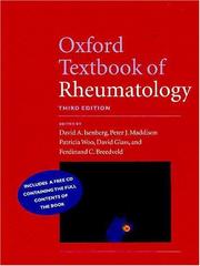 Cover of: Oxford textbook of rheumatology by edited by David A. Isenberg ... [et al.].