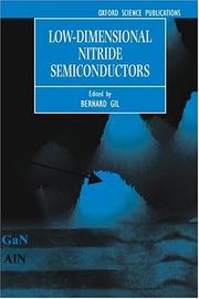 Cover of: Low-dimensional nitride semiconductors