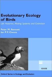 Cover of: Evolutionary Ecology of Birds: Life Histories, Mating Systems and Extinction (Oxford Series in Ecology and Evolution)