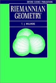 Riemannian Geometry by T. J. Willmore