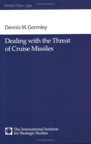 Cover of: Dealing with the threat of cruise missiles