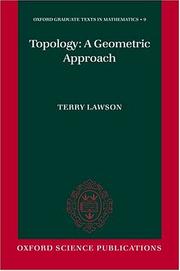 Cover of: Topology: A Geometric Approach (Oxford Graduate Texts in Mathematics, 9)