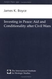 Cover of: Investing in Peace (Adelphi Papers)
