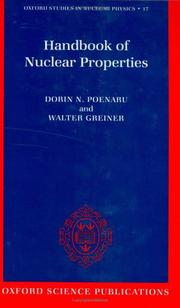Cover of: Handbook of nuclear properties