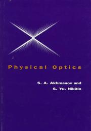 Cover of: Physical optics