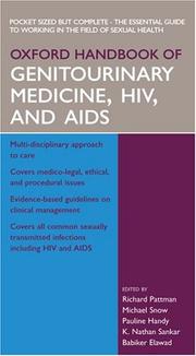 Cover of: Oxford Handbook of Genitourinary Medicine, HIV, and AIDS (Oxford Handbooks Series)