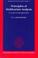 Cover of: Principles of Multivariate Analysis