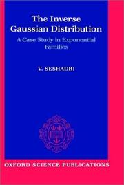 Cover of: The Inverse Gaussian Distribution by V. Seshadri, V. Seshadri