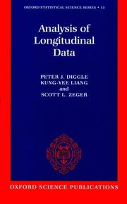 Cover of: Analysis of longitudinal data