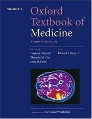 Cover of: Oxford Textbook of Medicine, Vol. 3 | D. A. Warrell
