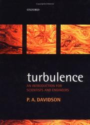 Cover of: Turbulence by P. A. Davidson, P. A. Davidson