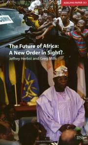 Cover of: The future of Africa: a new order in sight?