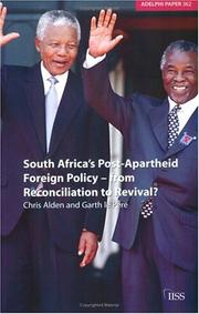 Cover of: South Africa's post-apartheid foreign policy: from reconciliation to revival?