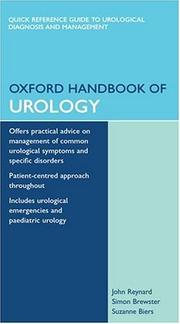 Cover of: Oxford handbook of urology