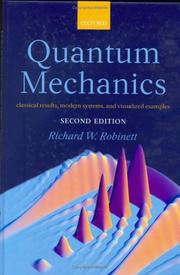 Cover of: Quantum Mechanics | Richard Robinett