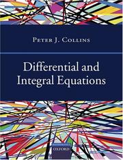 Cover of: Differential and Integral Equations