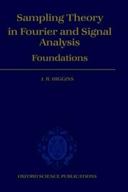 Cover of: Sampling Theory in Fourier and Signal Analysis: Volume 2 | 