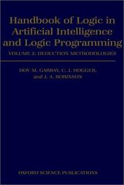 Cover of: Handbook of Logic in Artificial Intelligence and Logic Programming: Volume 2 by Dov M. Gabbay, C. J. Hogger, J. A. Robinson