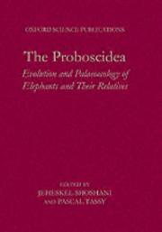 Cover of: The Proboscidea by edited by Jeheskel Shoshani and Pascal Tassy.