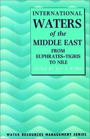 Cover of: International Waters of the Middle East by Asit K. Biswas