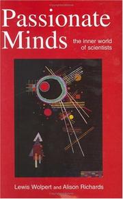 Cover of: Passionate minds: the inner world of scientists