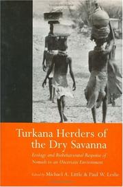 Turkana herders of the dry savanna by Michael A. Little