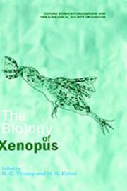 Biology of Xenopus by R. C. Tinsley