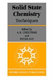 Cover of: Solid State Chemistry: Volume 1: Techniques