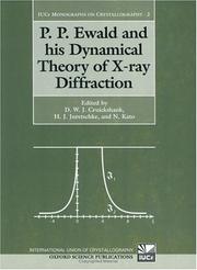 Cover of: P.P. Ewald and his dynamical theory of X-ray diffraction | 