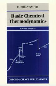 Cover of: Basic chemical thermodynamics by E. Brian Smith