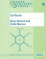 Cover of: Surfaces by Gary Attard