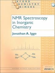 Cover of: NMR Spectroscopy in Inorganic Chemistry (Oxford Chemistry Primers) by Jonathan A. Iggo