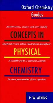 Cover of: Concepts in physical chemistry