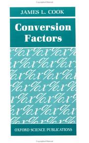 Conversion factors by James L. Cook