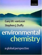 Cover of: Environmental Chemistry by Gary W. vanLoon, Stephen J. Duffy