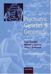 Cover of: Psychiatric Genetics and Genomics