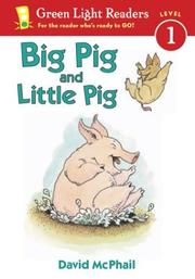 Cover of: Big Pig and Little Pig (Green Light Readers Level 1)