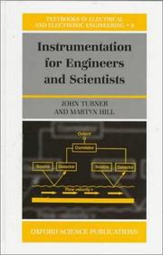 Cover of: Instrumentation for engineers and scientists by J. D. Turner