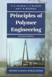 Cover of: Principles of polymer engineering | N. G. McCrum