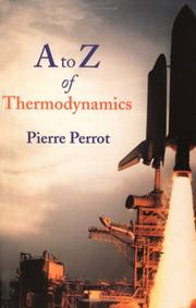Cover of: A to Z of thermodynamics by Pierre Perrot