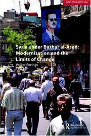 Cover of: Syria under Bashar al-Asad by Volker Perthes